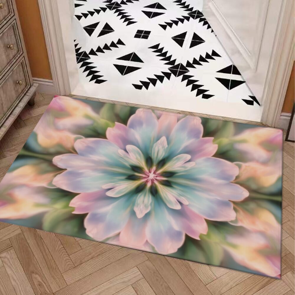 Symmetry Style Carpet : Delicate Floral Balance Pattern – UtopiaFashion