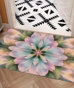 Symmetry Style Carpet : Delicate Floral Balance Pattern – UtopiaFashion