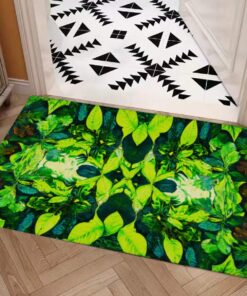 Symmetry Style Carpet : Nature-Inspired Leaf Reflections Pattern – UtopiaFashion