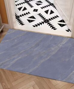 Vitaera Style Carpet : Periwinkle With Light Gray And White Veining Pattern – UtopiaFashion