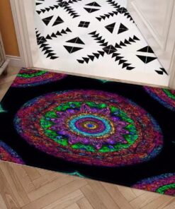 Symmetry Style Carpet : Vibrant Mandala Illusion Pattern – UtopiaFashion