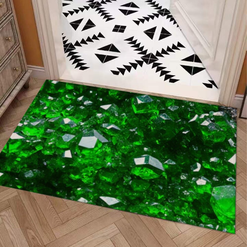 Ore Style Carpet : Deep Green Color Uvarovite Pattern – UtopiaFashion