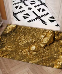 Ore Style Carpet : Golden Color Aurum Pattern – UtopiaFashion