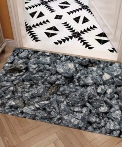 Ore Style Carpet : Gray And Silver Color Aluminium Pattern – UtopiaFashion